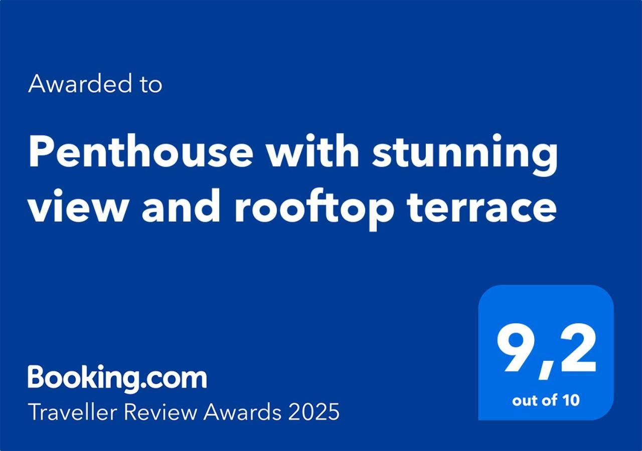 Penthouse With Stunning View And Rooftop Terrace Manilva Exterior photo